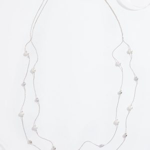 Delicate Pearl Long Necklace