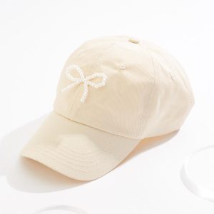 Pearl Bow Baseball Hat