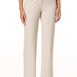 Petite Neutral Curvy Trouser Pants