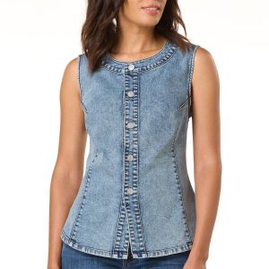 Long Denim Vest