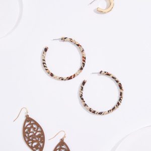 Mixed Animal Printed Earrings Set