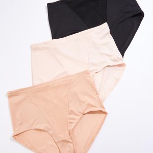 Plus Size Light Control High- Waist Brief Set