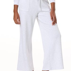 Scuba Knit Wide Leg Pants