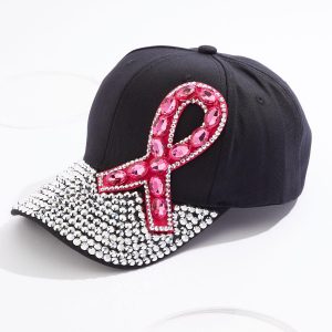 Awareness Ribbon Gem Embellished Hat