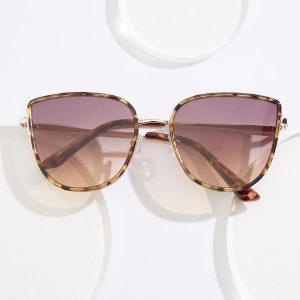 Metal Tortoise Sunglasses