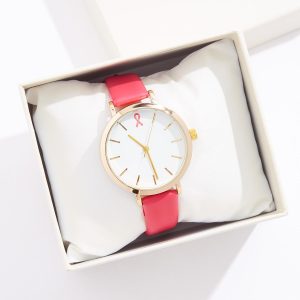 Awareness Ribbon Watch Boxed Jewelry