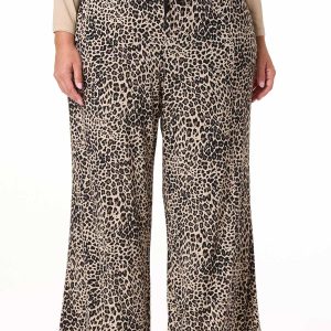 Plus Size Animal Print Sleep Pants